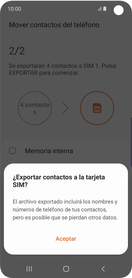 Pulsa Aceptar. Pulsa Aceptar.