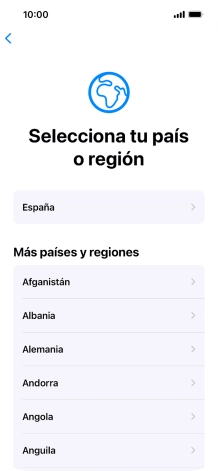 Pulsa el país o el área deseados. Pulsa el país o el área deseados.