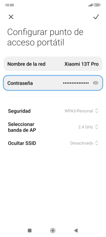 Pulsa Contraseña e introduce una contraseña. Pulsa Contraseña e introduce una contraseña.