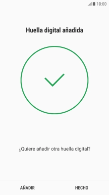 Sigue las indicaciones de la pantalla para crear con el escáner de iris un código de seguridad. Sigue las indicaciones de la pantalla para crear con el escáner de iris un código de seguridad.