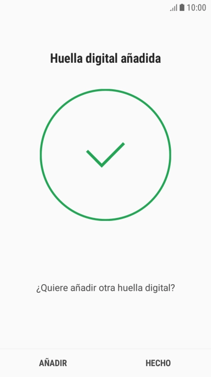 Sigue las indicaciones de la pantalla para crear con el escáner de iris un código de seguridad. Sigue las indicaciones de la pantalla para crear con el escáner de iris un código de seguridad.