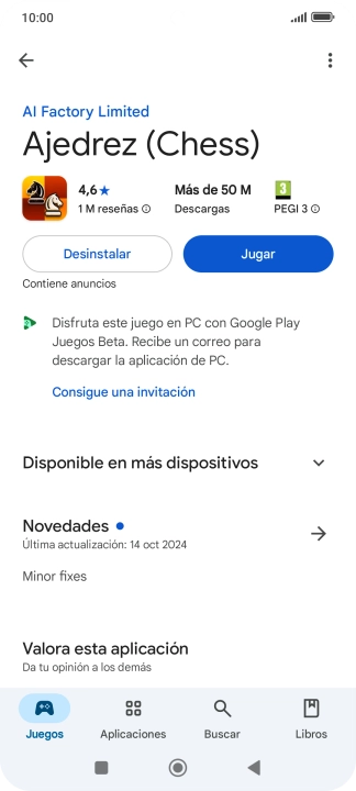 Pulsa Desinstalar. Pulsa Desinstalar.