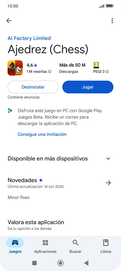 Pulsa Desinstalar. Pulsa Desinstalar.