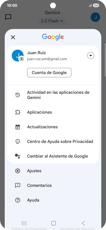 Pulsa Ajustes. Pulsa Ajustes.