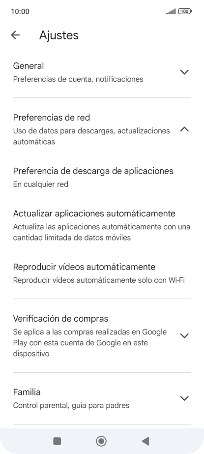 Pulsa Actualizar aplicaciones automáticamente. Pulsa Actualizar aplicaciones automáticamente.