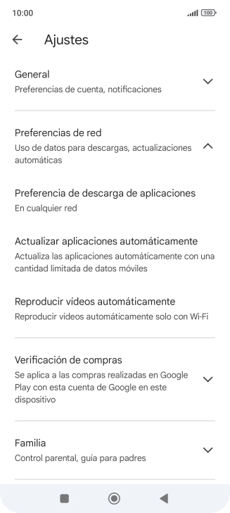 Pulsa Actualizar aplicaciones automáticamente. Pulsa Actualizar aplicaciones automáticamente.