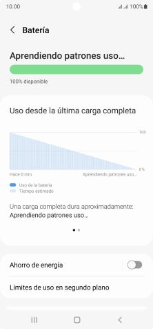 Pulsa Ahorro de energía. Pulsa Ahorro de energía.