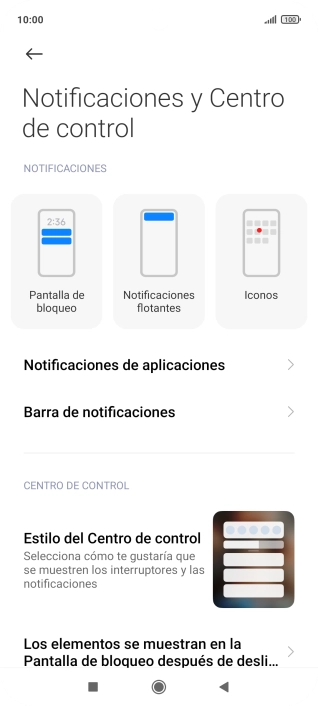 Pulsa Notificaciones de aplicaciones. Pulsa Notificaciones de aplicaciones.