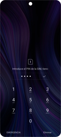 Si lo solicita el teléfono, introduce el código PIN y pulsa el icono de aceptar. Si lo solicita el teléfono, introduce el código PIN y pulsa el icono de aceptar.