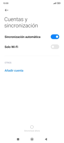 Pulsa Añadir cuenta. Pulsa Añadir cuenta.