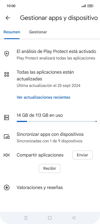 Pulsa Gestionar. Pulsa Gestionar.