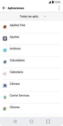 Pulsa la app deseada. Pulsa la app deseada.