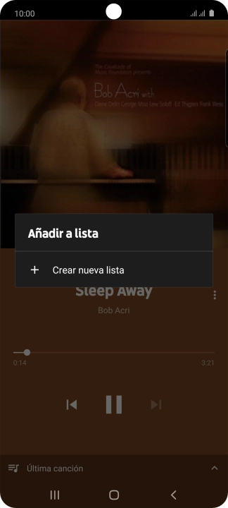 Pulsa Crear nueva lista. Pulsa Crear nueva lista.