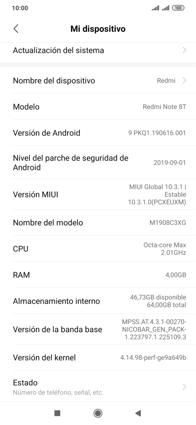 Pulsa Actualización del sistema. Si hay una versión de software nueva disponible, aparecerá ahora en la pantalla. Sigue las indicaciones de la pantalla para actualizar el software del teléfono. Pulsa Actualización del sistema. Si hay una versión de software nueva disponible, aparecerá ahora en la pantalla. Sigue las indicaciones de la pantalla para actualizar el software del teléfono.