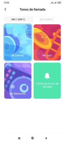 Pulsa la tarjeta SIM deseada. Pulsa la tarjeta SIM deseada.