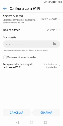 Pulsa Nombre de la red. Pulsa Nombre de la red.