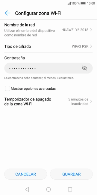 Pulsa Nombre de la red. Pulsa Nombre de la red.