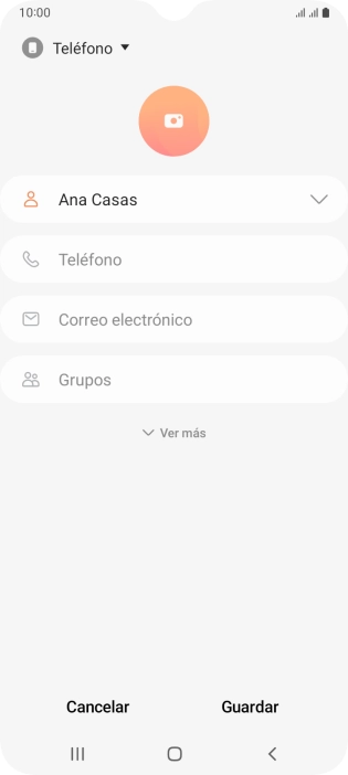Pulsa Teléfono e introduce el número de teléfono deseado. Pulsa Teléfono e introduce el número de teléfono deseado.