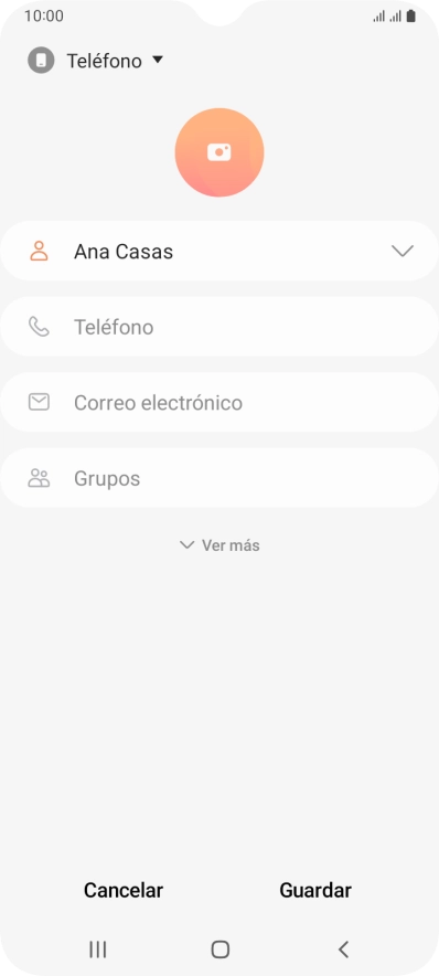 Pulsa Teléfono e introduce el número de teléfono deseado. Pulsa Teléfono e introduce el número de teléfono deseado.
