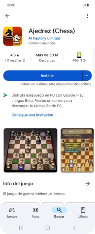 Pulsa Instalar y sigue las indicaciones de la pantalla para instalar la app. Pulsa Instalar y sigue las indicaciones de la pantalla para instalar la app.