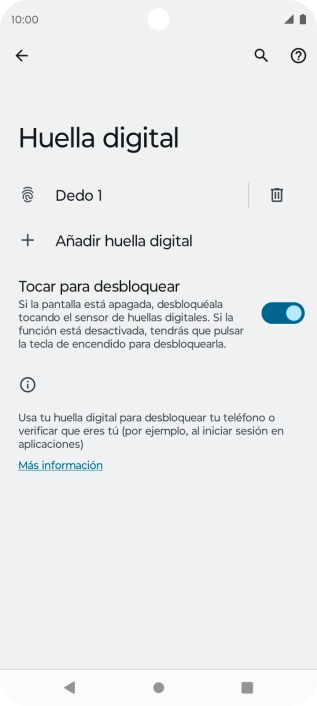 Pulsa la tecla de retroceso. Pulsa la tecla de retroceso.