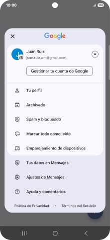 Pulsa Ajustes de Mensajes. Pulsa Ajustes de Mensajes.