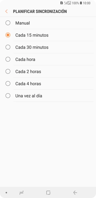 Pulsa el ajuste deseado. Pulsa el ajuste deseado.