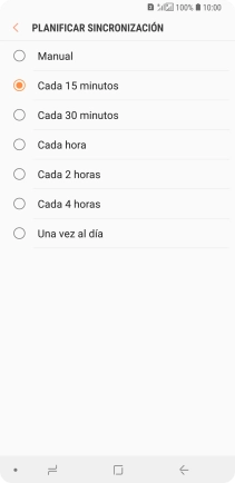 Pulsa el ajuste deseado. Pulsa el ajuste deseado.