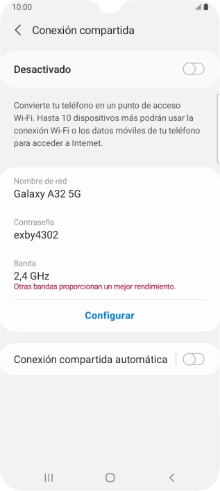 Pulsa Configurar. Pulsa Configurar.