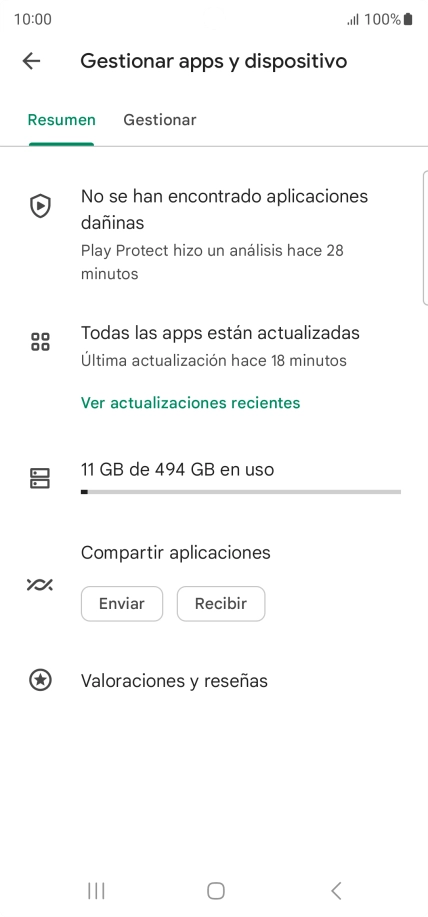 Pulsa Gestionar. Pulsa Gestionar.