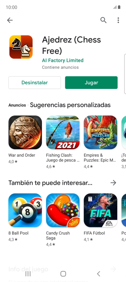 Pulsa la tecla de inicio para terminar y regresar a la pantalla de inicio. Pulsa la tecla de inicio para terminar y regresar a la pantalla de inicio.