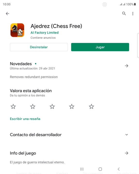 Pulsa Desinstalar. Pulsa Desinstalar.