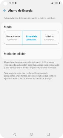 Pulsa la tecla de inicio para terminar y regresar a la pantalla de inicio. Pulsa la tecla de inicio para terminar y regresar a la pantalla de inicio.