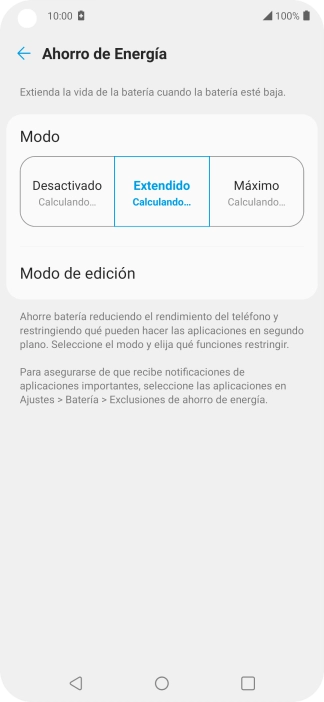 Pulsa la tecla de inicio para terminar y regresar a la pantalla de inicio. Pulsa la tecla de inicio para terminar y regresar a la pantalla de inicio.