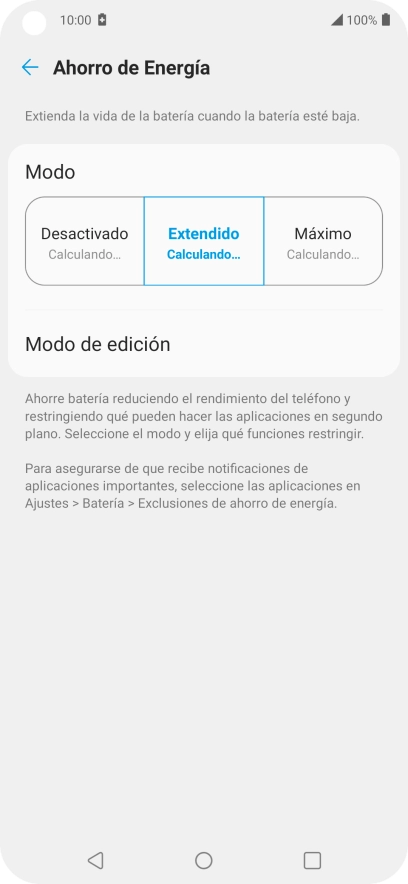 Pulsa la tecla de inicio para terminar y regresar a la pantalla de inicio. Pulsa la tecla de inicio para terminar y regresar a la pantalla de inicio.