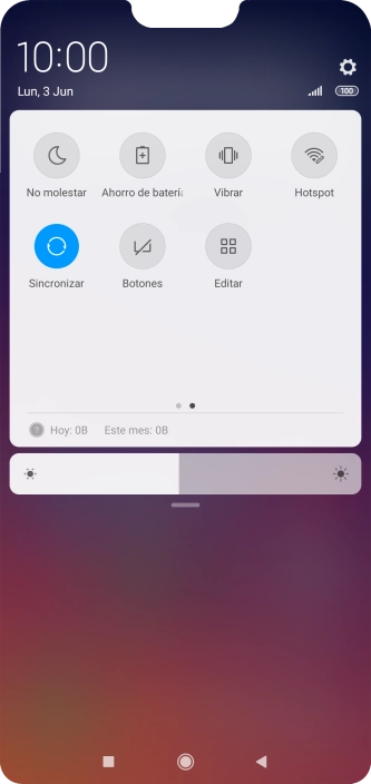Pulsa Ahorro de batería para activar la función. Pulsa Ahorro de batería para activar la función.