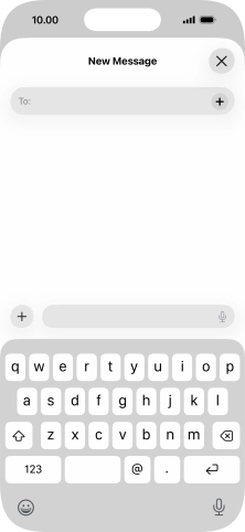 Press To: and key in the first letters of the recipient's name. Press To: and key in the first letters of the recipient's name.
