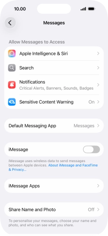 Press the indicator next to Press the indicator next to