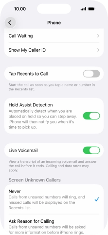 Press Show My Caller ID. Press Show My Caller ID.
