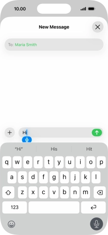 Press the microphone icon to end dictation. Press the microphone icon to end dictation.