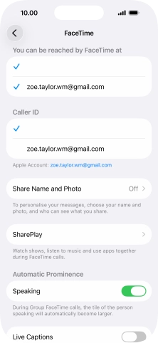 Press the required setting below Press the required setting below