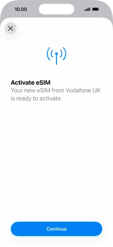 Press Continue. Press Continue.