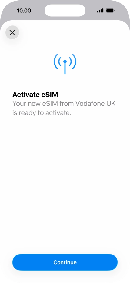 Press Continue. Press Continue.