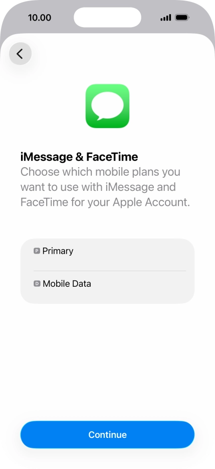 Press the required price plan. Press the required price plan.