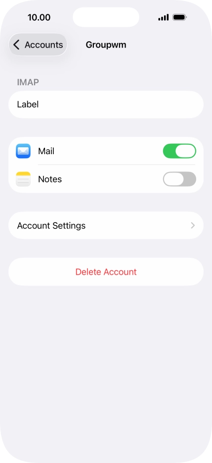 Press Account Settings. Press Account Settings.