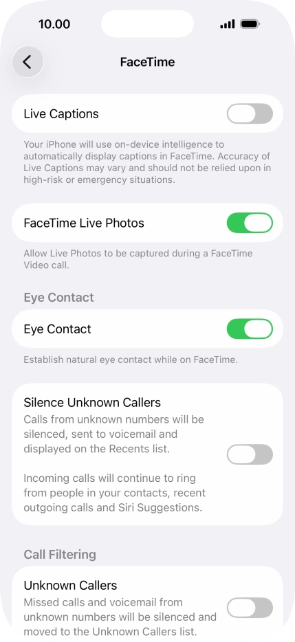 Press the indicator next to Press the indicator next to