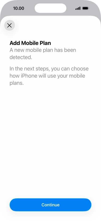 Press Continue. Press Continue.