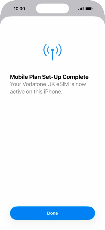 Press Done. Press Done.