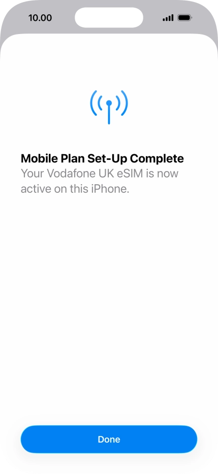 Press Done. Press Done.