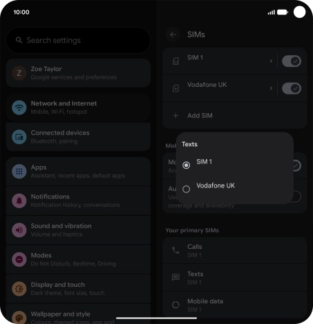 Press the required price plan. Press the required price plan.